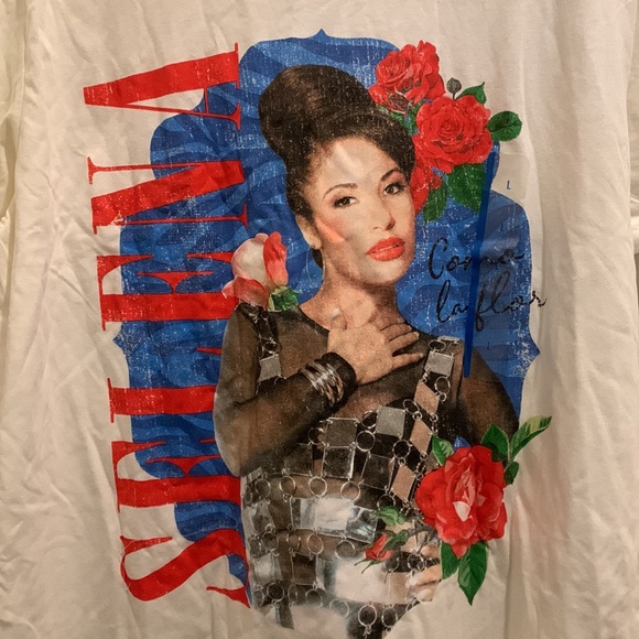 Women’s Selena Como La Flor Short Sleeve Graphic Tee - Picture 2 of 4